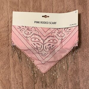 Scarf with Silver Accents